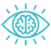 Brain in Eye Icon