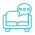 Sofa and Chat Icon